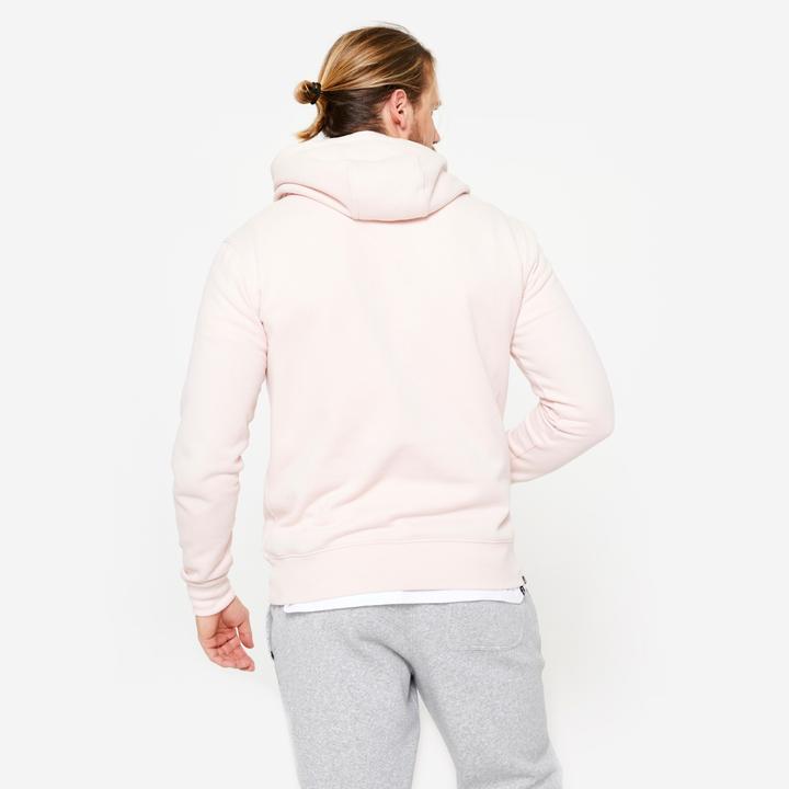 Produktbild Domyos Hoodie Herren warm Baumwollgewebe - rosa (M)