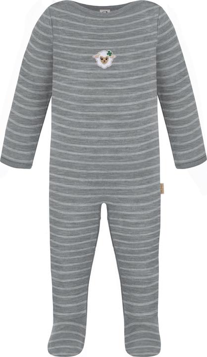 Normani 2er Pack MERINO Baby Merino Strampler „Levin" - 9413