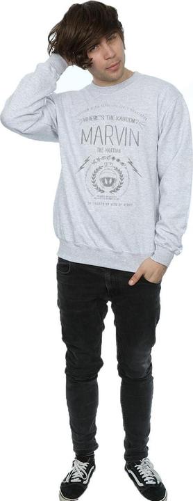 Actual product image Looney Tunes Mens Marvin The Martian Where's The Kaboom Sweatshirt (3XL)