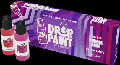 Drop & Paint Purple Rain Paint Set