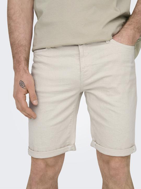 Produktbild Only & Sons ONSPLY Mittlere Taille Normal geschnitten Shorts Jeans-Shorts (XXL)
