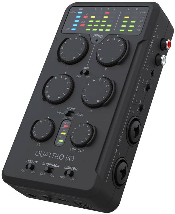 Image du produit IK Multimedia Interface audio IRig Pro Quattro I/O Deluxe (USB)