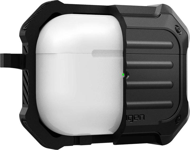 Actual product image Spigen TOUGH ARMOR MAG MAGSAFE Apple AIRPODS PRO 1 / 2 BLACK (Headphone bag)
