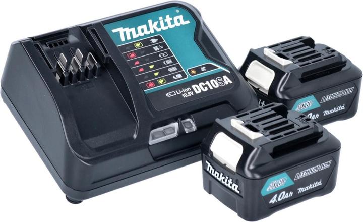 Produktbild Makita HP 332 DSME Akku Schlagbohrschrauber 12 V 35 Nm Brushless + 2x Akku 4,0 Ah + Ladegerät + Koff (Akkubetrieb)