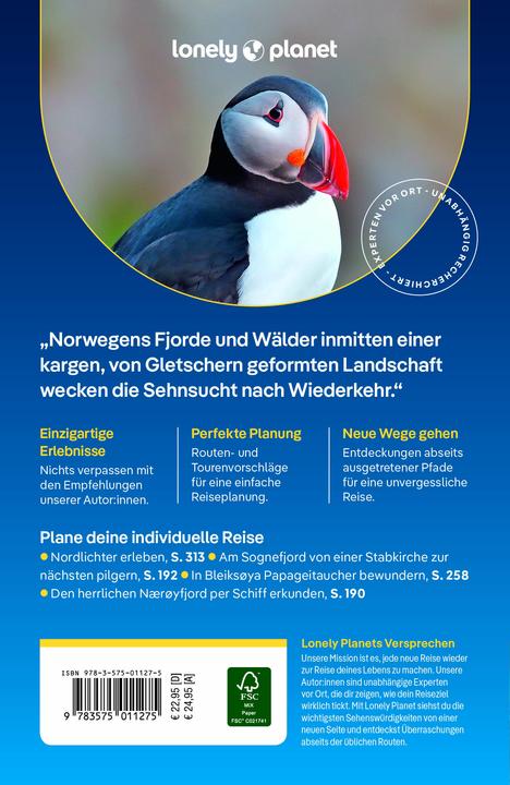 Produktbild Reiseführer Norwegen (Deutsch, Annika Hipple, Hugh Francis Anderson, Gemma Graham, 2024)