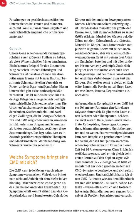 Image du produit CMD - Craniomandibuläre Dysfunktion (Allemand, Hamdi Kent, 2023)