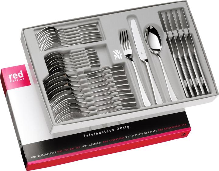 Produktbild WMF Denver Besteckset 30-tlg. (30 Stück, Besteck Set)