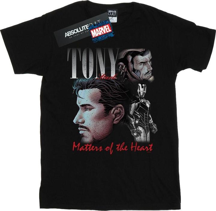 Actual product image Mens Tony Stark Homage T-Shirt (4XL)
