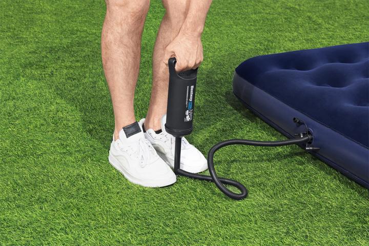 Actual product image Bestway Air Mattress Queen with Manual Hand Pump 2.03 m x 1.52 m x 22 cm