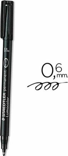 Produktbild Staedtler Lumocolor permanent (Schwarz, 0.60 mm, 1 x)