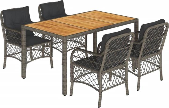 Image du produit VidaXL Ensemble salon de jardin 10 pièces avec coussins (150 cm)