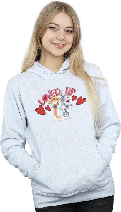 Image du produit Looney Tunes - Sweat à capuche BUGS BUNNY AND LOLA VALENTINE'S DAY LOVED UP - Femme (XL)