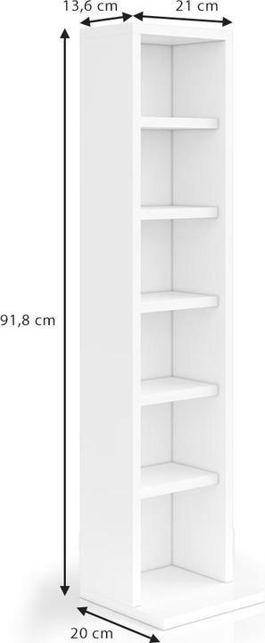 Produktbild Vicco CD-Regal (21 x 20 x 92 cm)