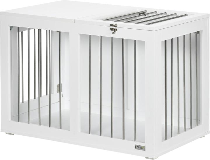 PawHut Hundekäfig mit abschliessbaren Türen (Hundezwinger)