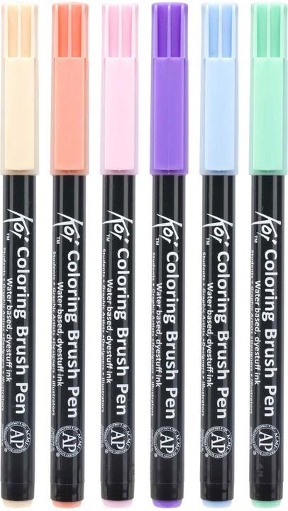 Produktbild Sakura Koi Coloring Brush Pen set Sweets | 6 colours (6 Farben, 6 x)