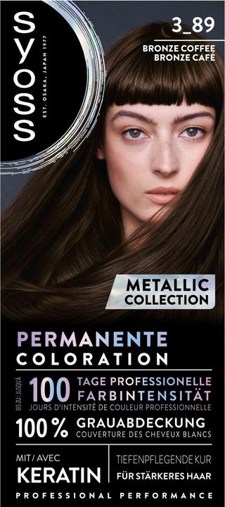 Immagine prodotto Syoss Metallic Collection 3 89 Bronze Coffee (3_89 Caffè di bronzo)