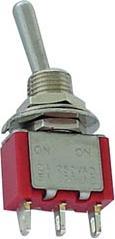 Produktbild Velleman Vertical Toggle Switch Spdt On-(On) Pcb Type