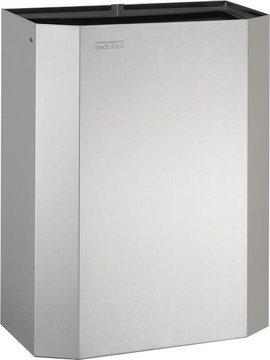 Immagine prodotto Valera Cestino Mediclinics in acciaio inox lucido da 25 L aperto con anello interno e 4 piedini in plastica (25 l)