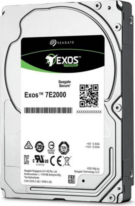 Actual product image Seagate HDD Exos 7E2000 Enterprise Capacity, 2.5 inch, SAS SED cache, 512e (1.02 TB, 2.5", CMR)
