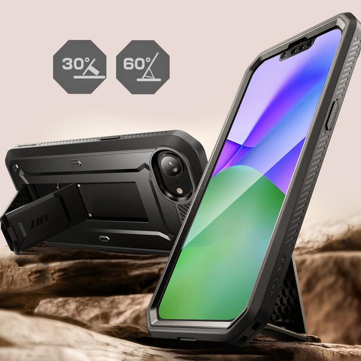 Actual product image Supcase - Unicorn Beetle Pro - iPhone 16e - Black (Apple iPhone 16e)