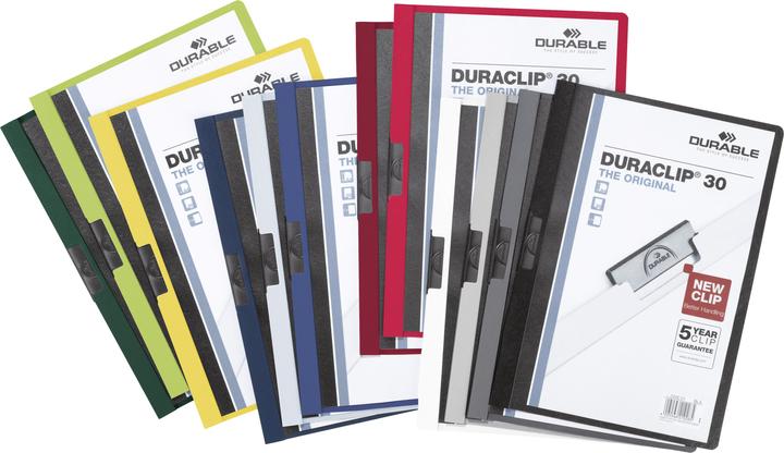 Immagine prodotto Durable Cartella clip DURACLIP, DIN A4, plastica, con clip (A4, 25 x)