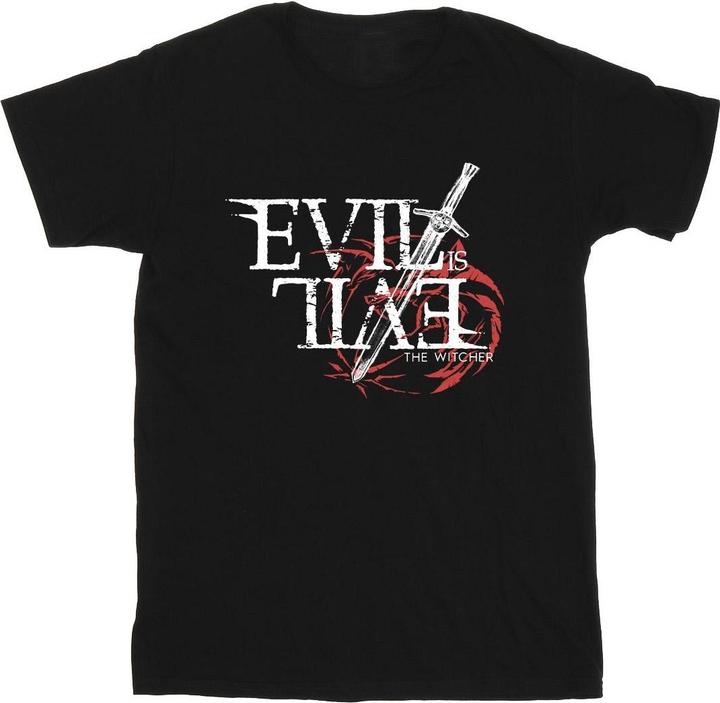 Netflix The Witcher Evil Is Evil TShirt (XL)