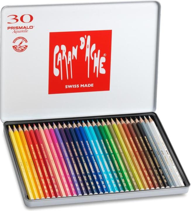 Image du produit Caran d'Ache Prismalo Aquarelle Metallschachtel (Multicolore, 30 x)