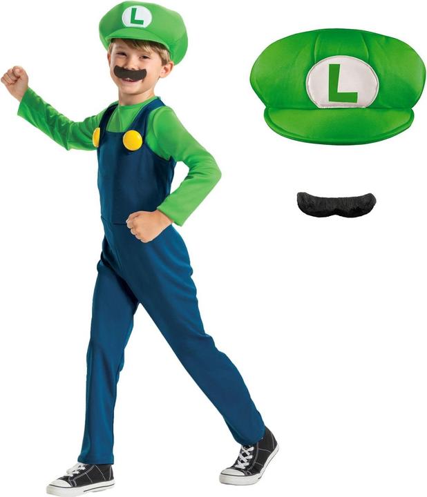 Actual product image Jakks Pacific Super Mario Costume - Luigi (128)