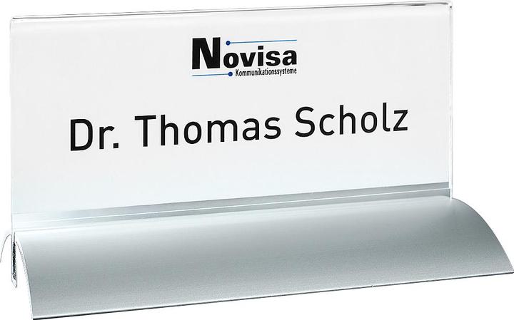 Image du produit Durable Plaque signalétique de table, acrylique avec base en aluminium