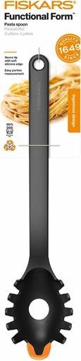 Actual product image Fiskars 1027301 Pasta spoon, black