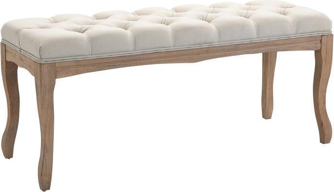 Actual product image Swisshandel24 Upholstered bench bench chest bench shoe bench vintage bed bench bedroom living room hallway (110 cm)