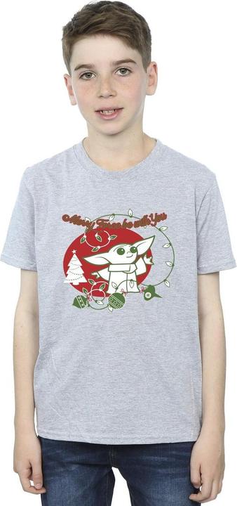 Image du produit Star Wars - T-shirt BABY YODA FORCE BE WITH YOU - Garçon (104)