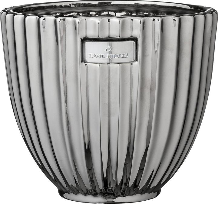 Immagine prodotto Lene Bjerre Vaso di fiori Rosalie 18 x 16 cm, Argento (18 cm)