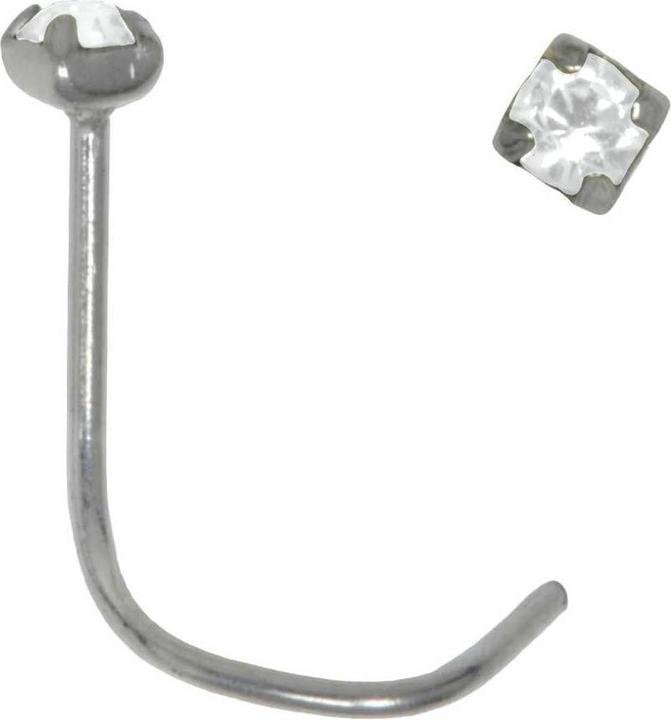 Immagine prodotto Bijouteria Piercing per naso (Argento 925, Vetro (di orologio))