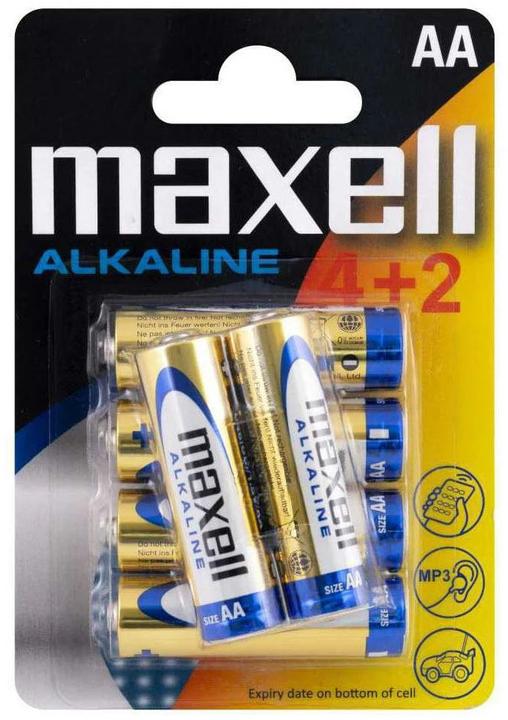 Maxell Alkaline LR6 (6 pcs., AA)