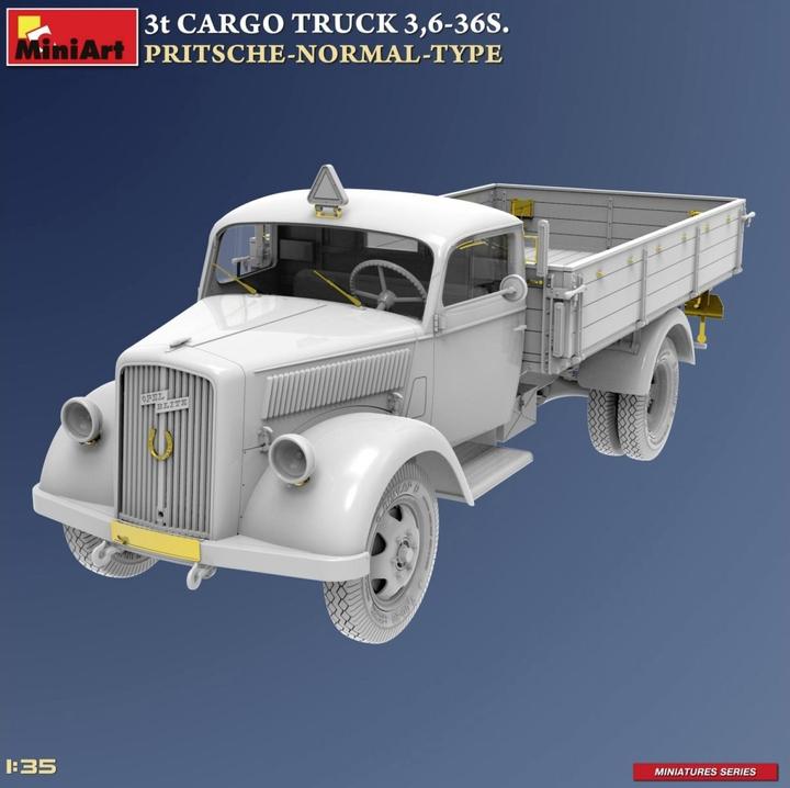 Produktbild 1:35 3t Cargo Truck 3,6-36S Pritschenw.