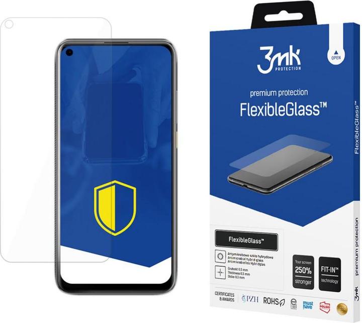 Actual product image 3MK FlexibleGlass HTC Desire 20 Pro Szkło Hybrydowe (1 Piece, HTC Desire 20 Pro)