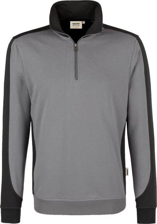 Produktbild Hakro Zip-Sweatshirt Contrast MIKRALINARÂ® (4XL)