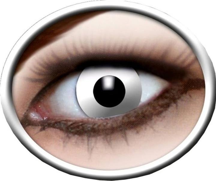 Actual product image Zoelibat Contact lenses white zombie 2 pieces of soft contact lenses in the (White)