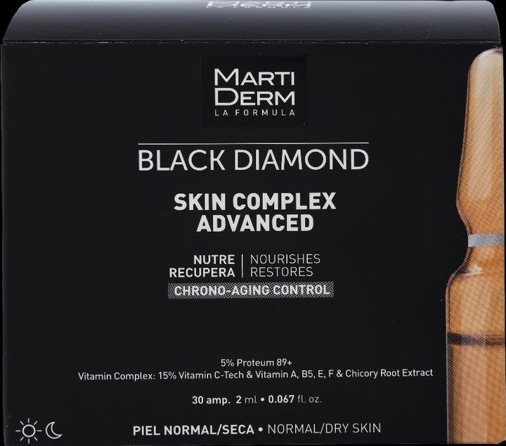 Actual product image Martiderm Black Diamond Skin Complex Ampoules (30 x 2 ml) (60 ml)