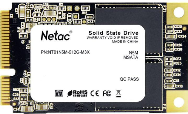 Actual product image Netac NT01N5M-512G-M3X (512 GB, mSATA)