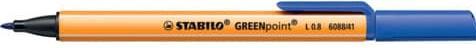Image du produit STABILO Stylo feutre écologique GREENpoint (Rouge, Noir, Vert, Bleu, 4 x)