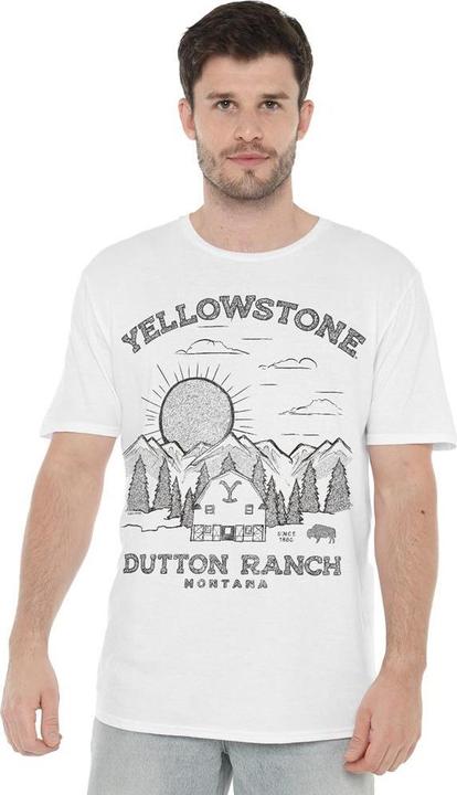 Immagine prodotto Yellowstone Dutton Ranch Maglietta Alba Uomo (3XL)