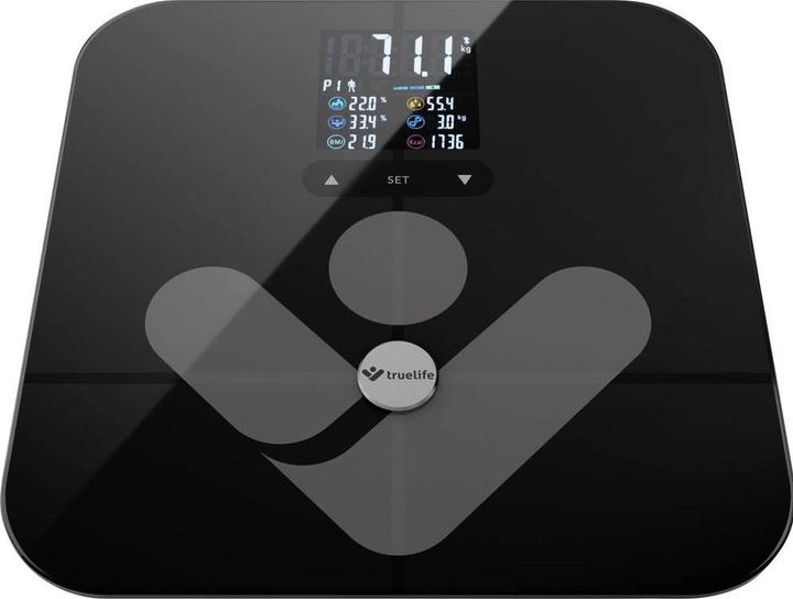 Immagine prodotto Truelife Bilancia pesapersone max. 180 kg FitScale W7 BT nero al dettaglio (180 kg)