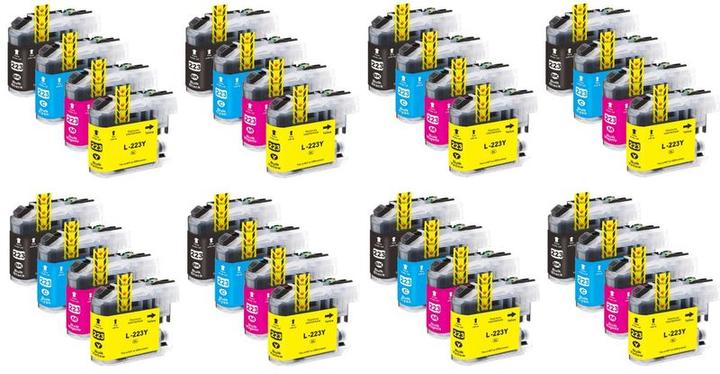 Actual product image Hermex Compatible Brother MFC-J5620DW Replacement Printer Cartridges (M, FC, C, Y)