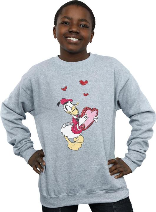 Produktbild Disney Donald Duck Love Heart Sweatshirt Jungen (152, 158)