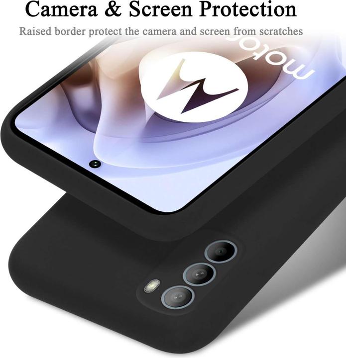 Actual product image Cadorabo Bumper Case for Motorola MOTO G31 / G41 TPU Liquid Silicone Cover for Motorola MOTO G31 / G41 (Motorola Moto G31, Motorola Moto G41)