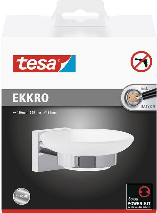 Actual product image tesa EKKRO soap holder incl. adhesive solution without drilling