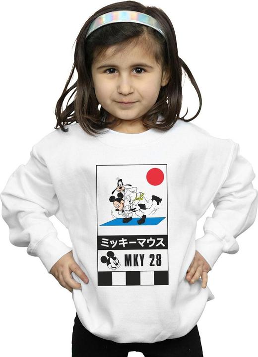 Produktbild Disney Mickey And Goofy Karate Sweatshirt Mädchen (140, 146)