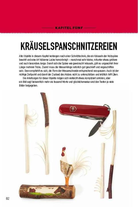 Actual product image Schnitzen mit dem Schweizer Offiziersmesser (German, Chris Lubkemann, 2016)